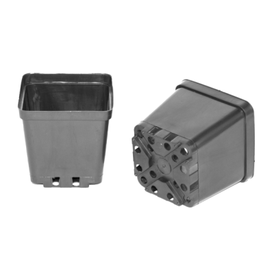 Горшок 13x13x13см, объем 1,5л, литой (IP-13e)