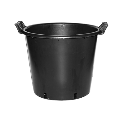 Контейнер С РУЧКАМИ d50/45см, h41см, 50л, утолщенный с бортом, литой (IC-50b)