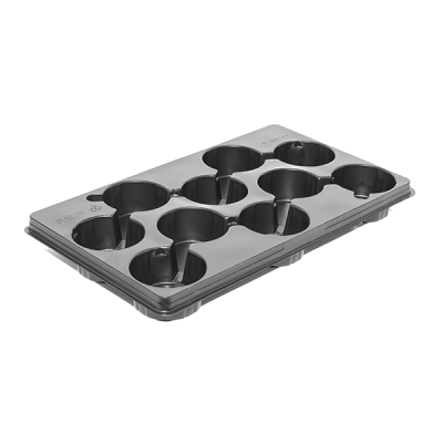 Кассета транспортная 10 ячеек, d12 cm, 540х320 мм (FTT10-d12)