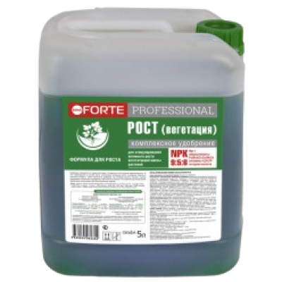 Удобрение Bona Forte Professional РОСТ (вегетация), канистра 5 л